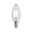 230 V Filament LED Candle E14 470lm 4,5W 2700K Clear Clear LED candle bulb with E14 base and warm white light for energy-efficient lighting