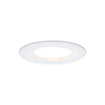 Rond wit LED-inbouwpaneel van kunststof met warm wit licht voor moderne kamerverlichting