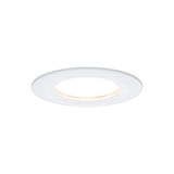 Panneau encastré LED rond blanc en plastique avec lumière blanc chaud pour éclairage moderne
