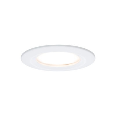 Panneau encastré LED rond blanc en plastique avec lumière blanc chaud pour éclairage moderne