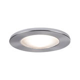 Ronde LED inbouwspot van geborsteld aluminium zilver voor moderne binnenverlichting