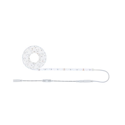 Weiße LED-Lichtleiste mit flexiblem Band und Steuerungskabel für dimmbares Licht