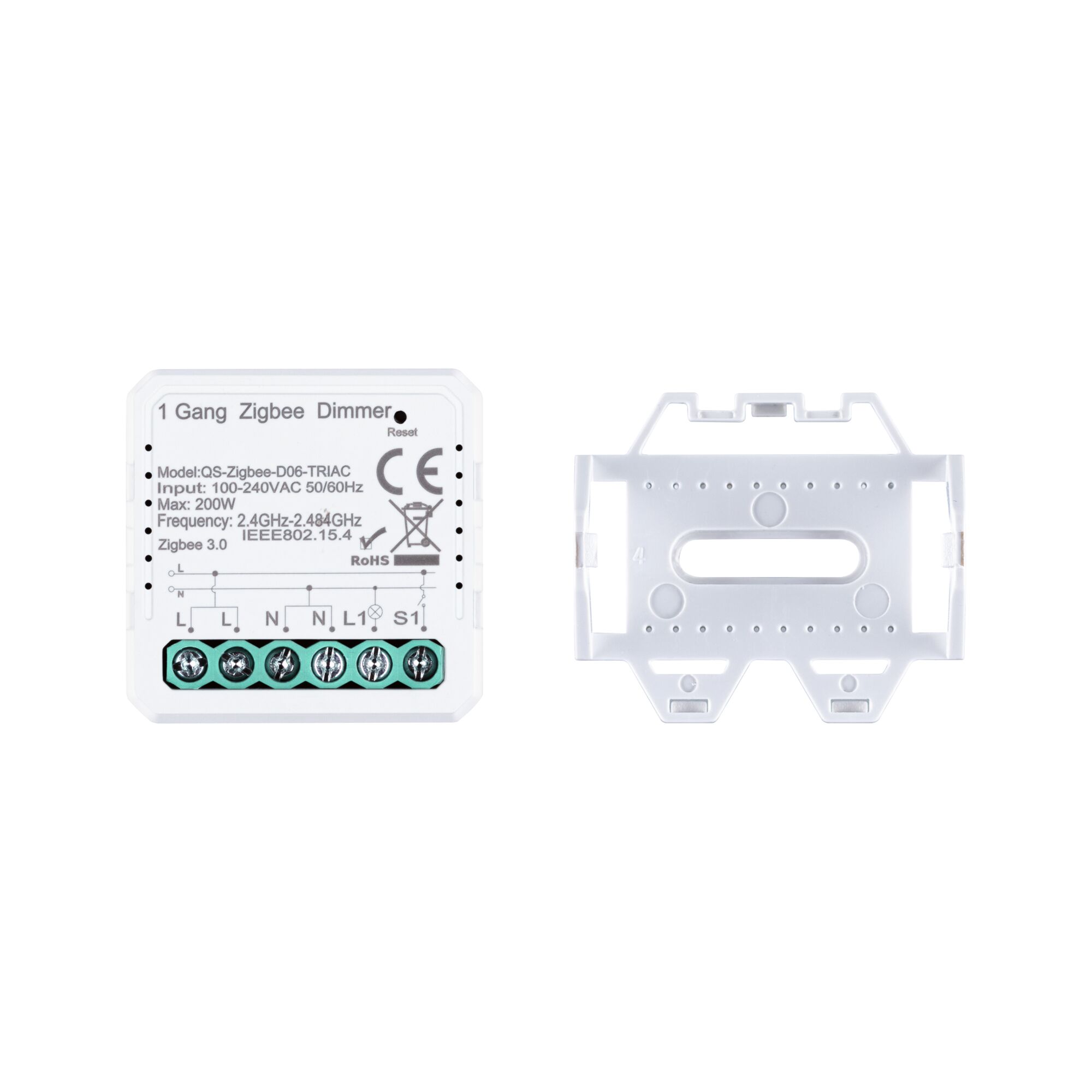 In-wall actuator Smart Home Zigbee 3.0 Dim White