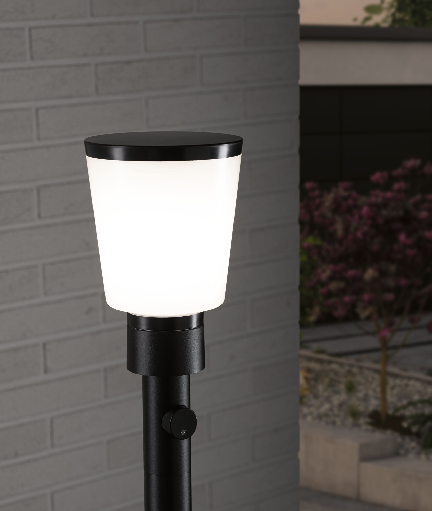 ModuShine Schirm Marento IP44 zylindrisch Anthrazit/Weiß