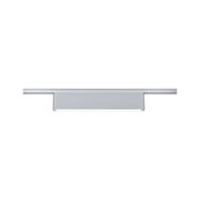 Modern white metal LED ceiling light with rectangular design for living spaces