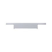 Modern white metal LED ceiling light with rectangular design for living spaces