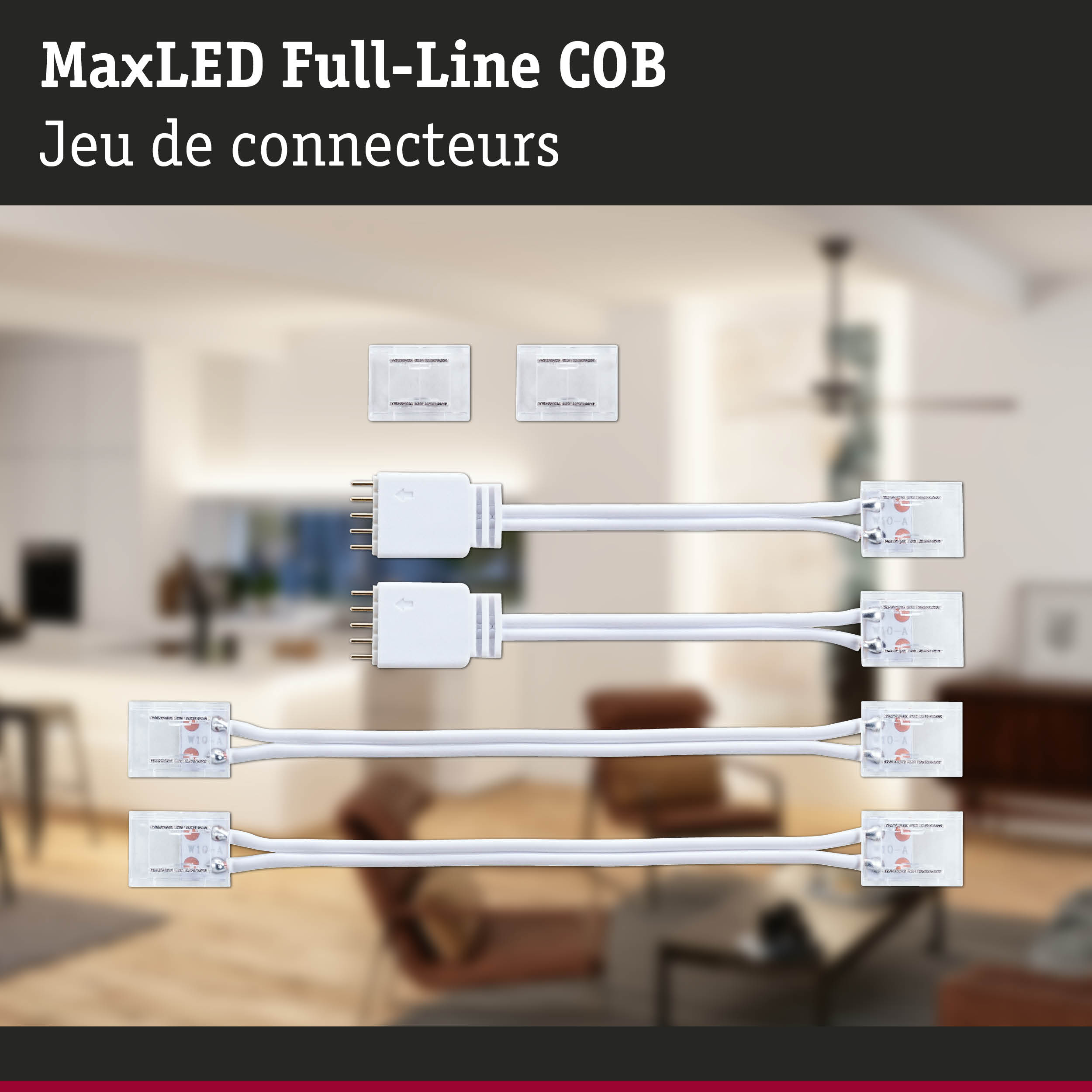 Jeu de connecteurs MaxLED Full-Line COB blanc pour systèmes d'éclairage LED domestiques