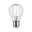 230 V Filament LED Pear E27 806lm 7,5W 2700K dimmable Clear Classic LED light bulb with clear glass and silver base for energy-efficient lighting solutions
