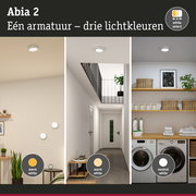 LED-paneel Abia 2 White Select Schemergestuurde bewegingsmelder (HF) rond 170mm 9,5W 1100lm White Select Wit