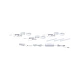 Ensemble d'éclairage LED blanc sous meuble avec lampes rondes et linéaires et alimentation pour éclairage polyvalent