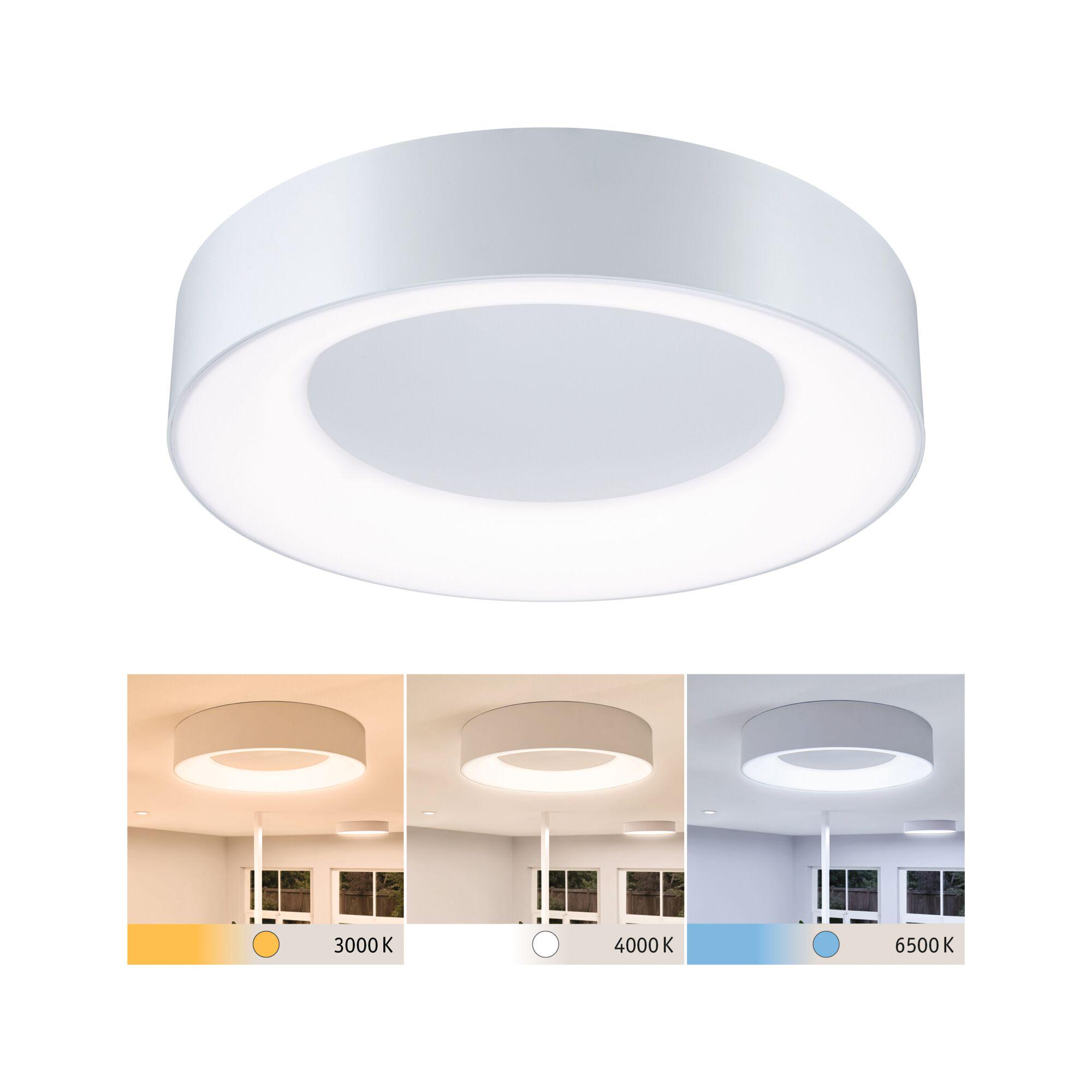 Plafonnier LED Casca IP44 White Switch 2100lm 230V 23W Blanc Plafonnier LED rond blanc avec température de couleur réglable de 2700K à 6500K pour salon