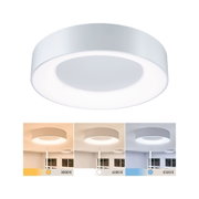 Round white LED ceiling light with adjustable colour temperature from 2700K to 6500K for living rooms