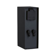 Plug & Shine Contactdooszuil Rio met transformatoren IP44 Antraciet