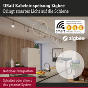 URail Kabeleinspeisung Zigbee für smarte Lichtsteuerung mit Alexa und Google Assistant Integration