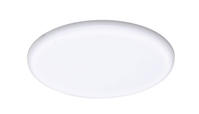 Round white LED ceiling light with simple design for energy-efficient room lighting