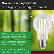 Efficient-Line Filament 230V LED Birne E27 3er-Set 3x840lm 3x4W 3000K Klar