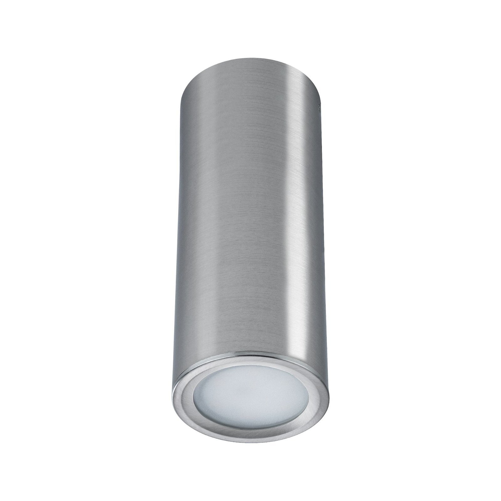 Plafonnier LED 3-Step-Dim Barrel 2700K 470lm 230V 6W gradable Acier brossé