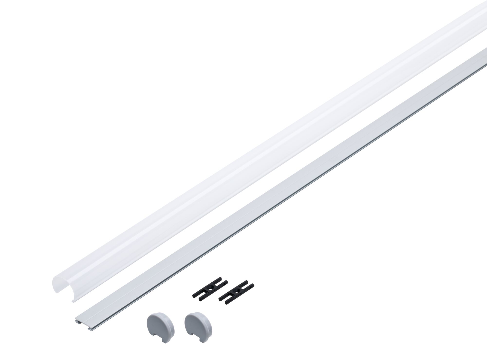 LED Strip profile Tube 1m Anodised aluminium