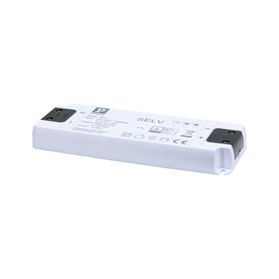 Boîtier blanc en plastique pour pilote LED avec bornes pour alimentation LED 100W