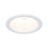 Spot encastré LED rond blanc avec lumière blanc chaud pour un éclairage économique