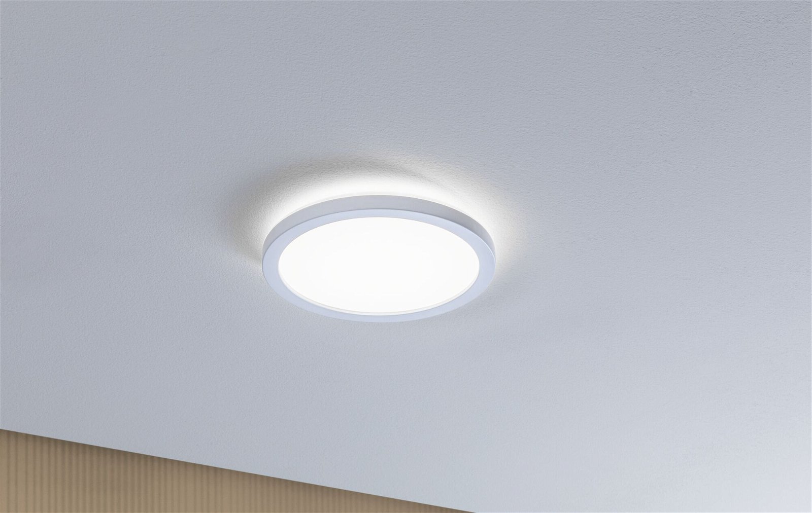LED Panel Atria Shine Backlight IP44 round 190mm 11,2W 850lm 4000K White