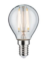 Ampoule LED classique en verre transparent avec culot E14 pour un éclairage économique