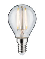 Ampoule LED classique en verre transparent avec culot E14 pour un éclairage économique