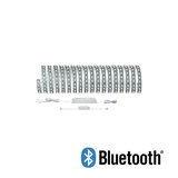 Bande LED blanche avec contrôle Bluetooth et alimentation pour solutions d'éclairage flexibles.