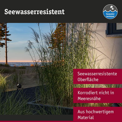 Seewasserresistente Oberfläche aus hochwertigem Material, korrodiert nicht in Meeresnähe, Outdoor-Umgebung am Meer