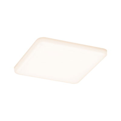 Vierkante witte LED-plafondlamp met warm wit licht voor moderne woonruimtes