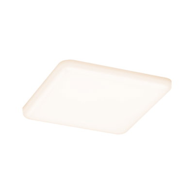 Vierkante witte LED-plafondlamp met warm wit licht voor moderne woonruimtes
