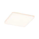 Plafonnier LED carré blanc avec lumière blanc chaud pour espaces de vie modernes