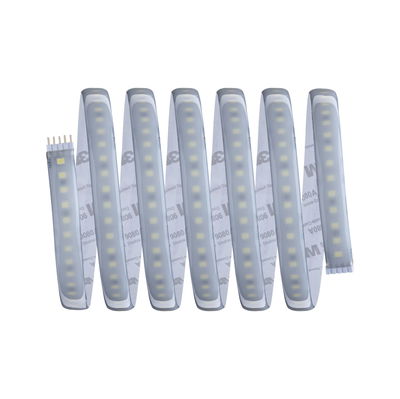 Flexibele LED-strip met witte LEDs en zelfklevende achterkant voor veelzijdige verlichting.