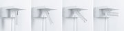 Weißer LED-Wandstrahler aus Metall mit verstellbarem Zylinderkopf für gezielte Beleuchtung