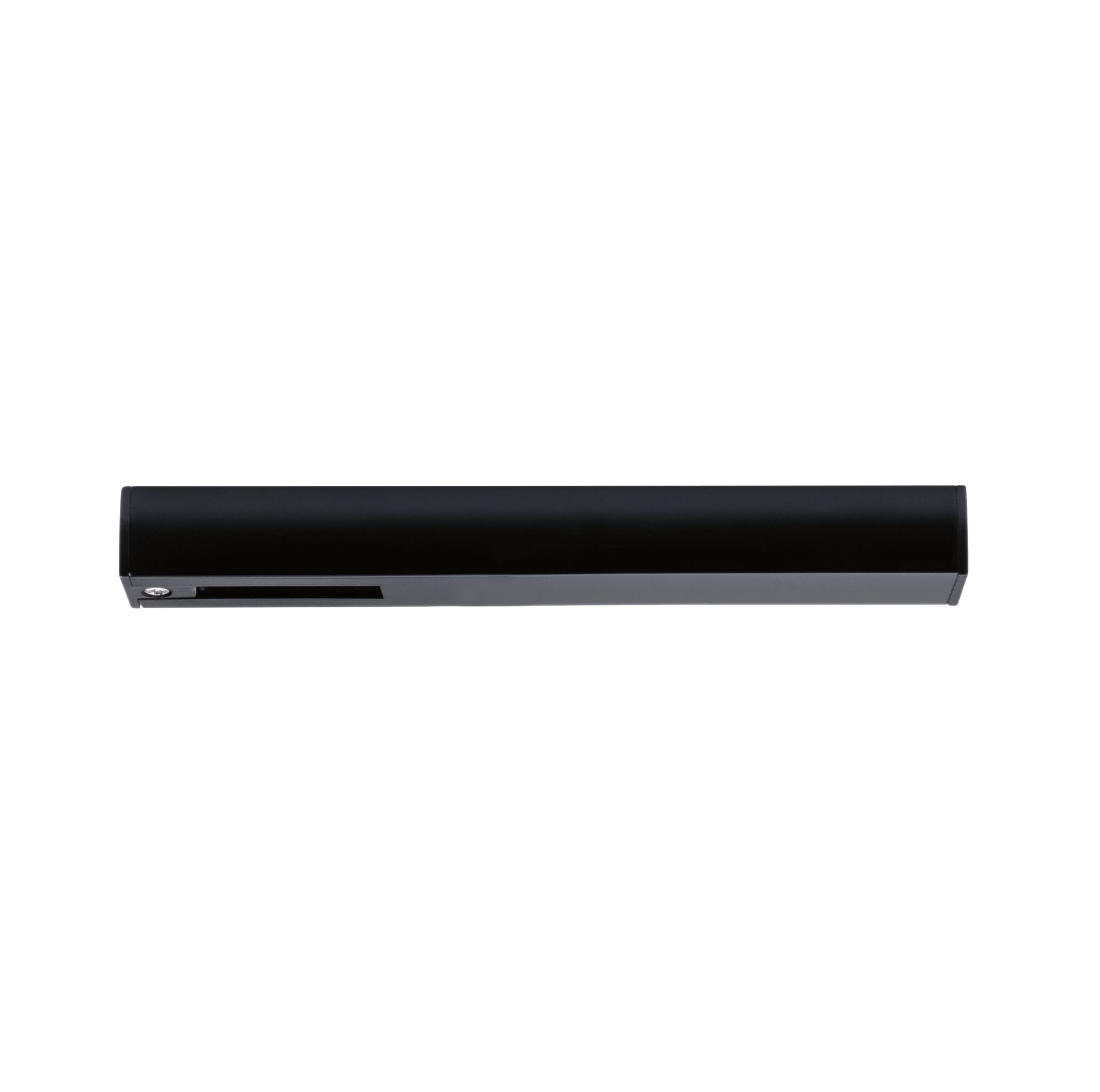 URail Alimentation électrique Fin 161x18mm max. 1000W Noir Applique murale LED noire en métal au design moderne pour un éclairage intérieur élégant