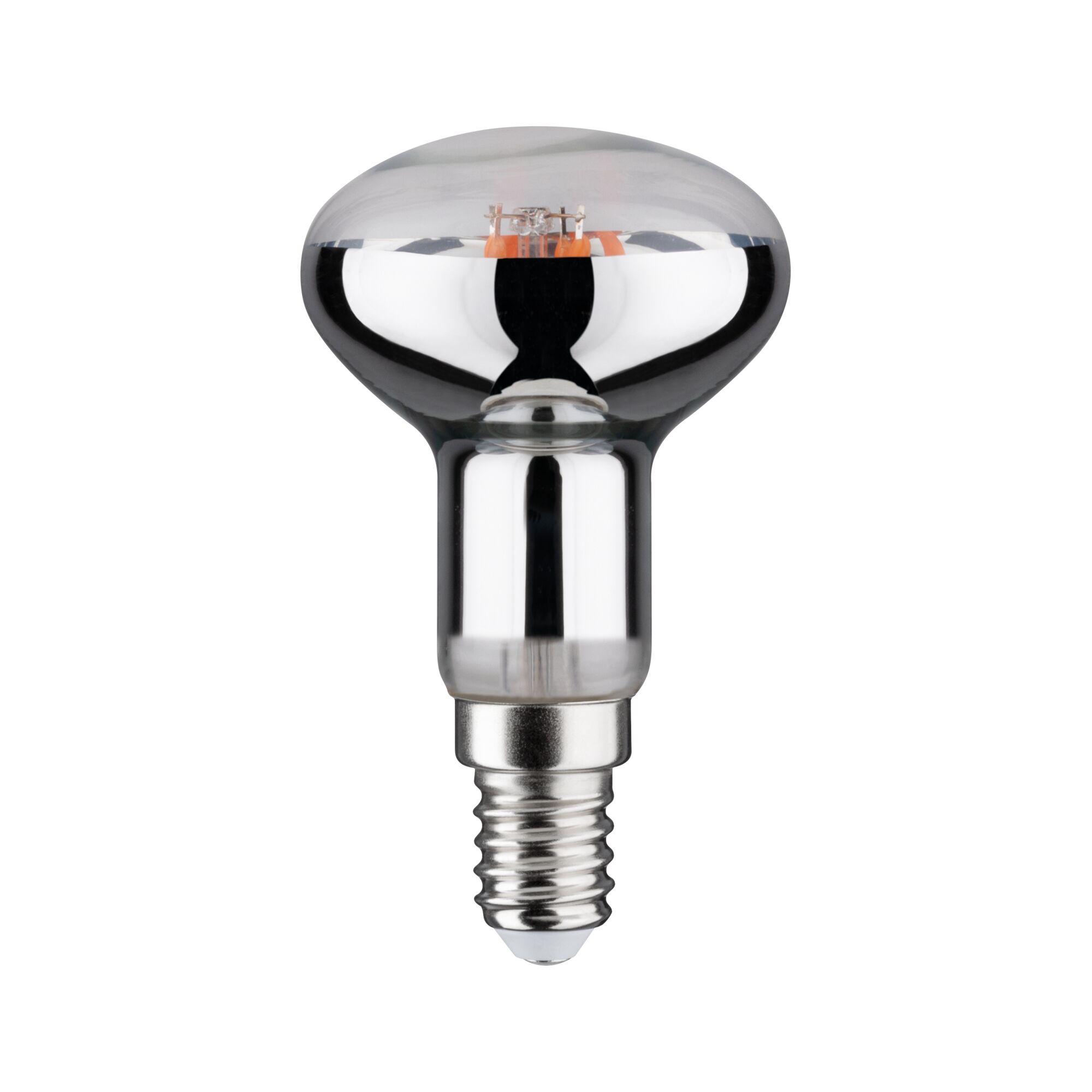 Ampoule réflecteur avec culot E14 et revêtement argenté pour éclairage ciblé