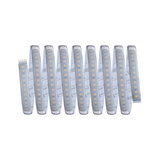 Bande LED flexible avec diodes blanc chaud et dos autocollant pour éclairage polyvalent.