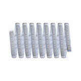 Bande LED flexible avec diodes blanc chaud et dos autocollant pour éclairage polyvalent.