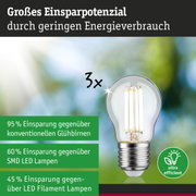 Energiesparende LED-Glühbirne mit klarem Glas und E27 Sockel, hohe Effizienz und lange Lebensdauer