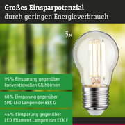 Energiesparende LED-Glühbirne mit klarem Glas und E27 Sockel, hohe Effizienz und lange Lebensdauer