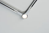 Modern silver LED ceiling spotlight with two arms and central light for living spaces
