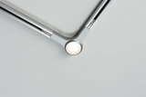 Modern silver LED ceiling spotlight with two arms and central light for living spaces