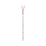Slim white LED light strip with red and black wires for versatile lighting applications
