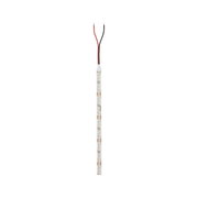 LED strip with white LEDs and red and black wires for versatile lighting applications