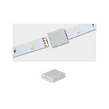 White plastic LED strip connector for flexible light strip connection and easy installation
