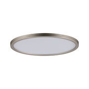 Rundes LED-Deckenlicht mit mattem Metallrahmen in Silber für moderne Wohnraumbeleuchtung
