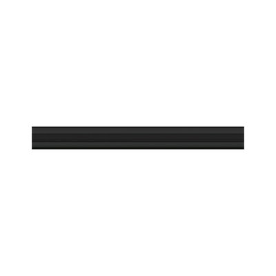 Rail en aluminium noir pour éclairage LED, design moderne pour installations lumineuses flexibles