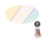 LED-Deckenleuchte mit stufenlos einstellbarem Weißlicht in warm, neutral und kalt für Wohnräume