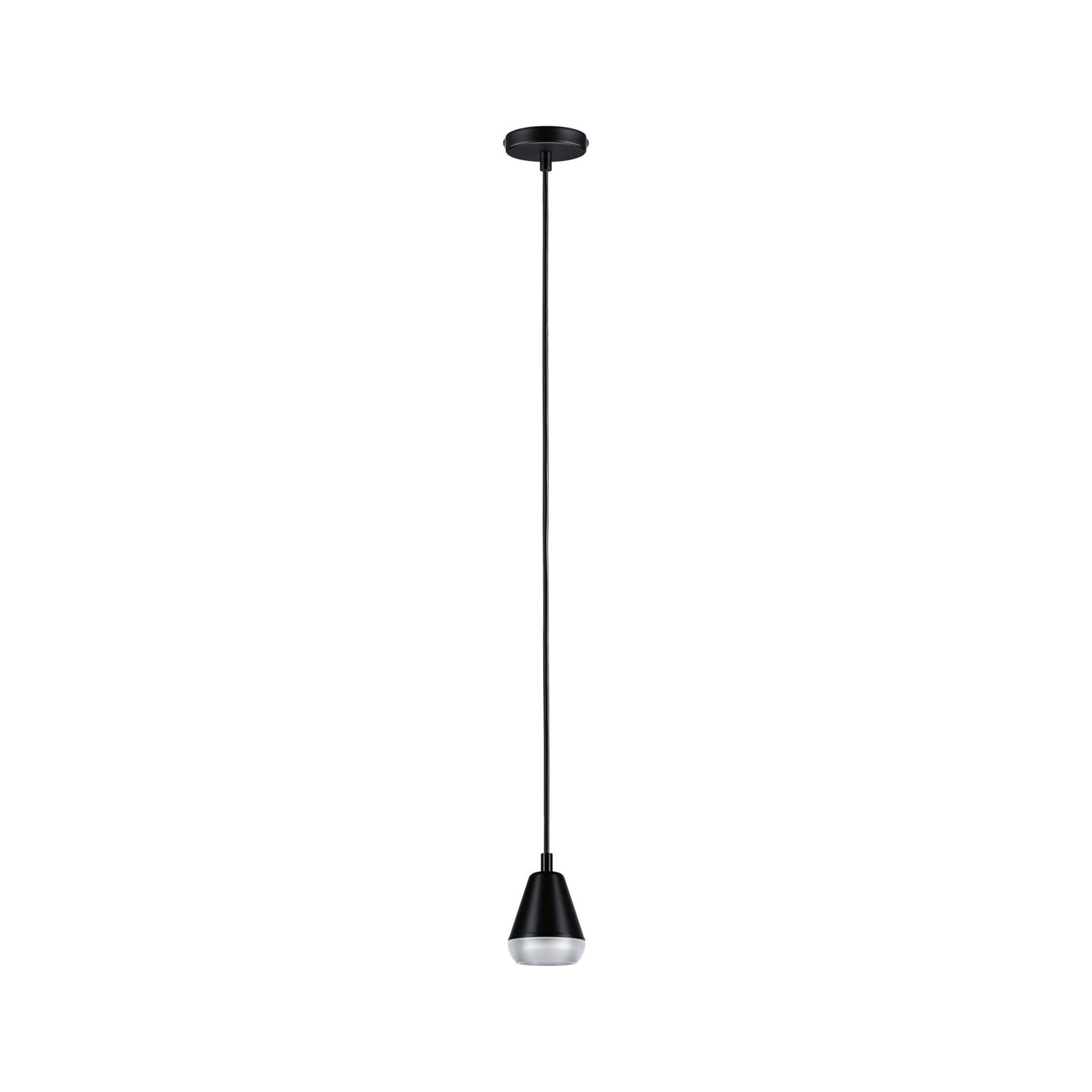 LED-hanglamp Luia GU10 max. 10W Satijn/Signaal zwart