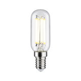 Klar LED-pære med sølvskruelåg, energibesparende lampe til moderne belysning